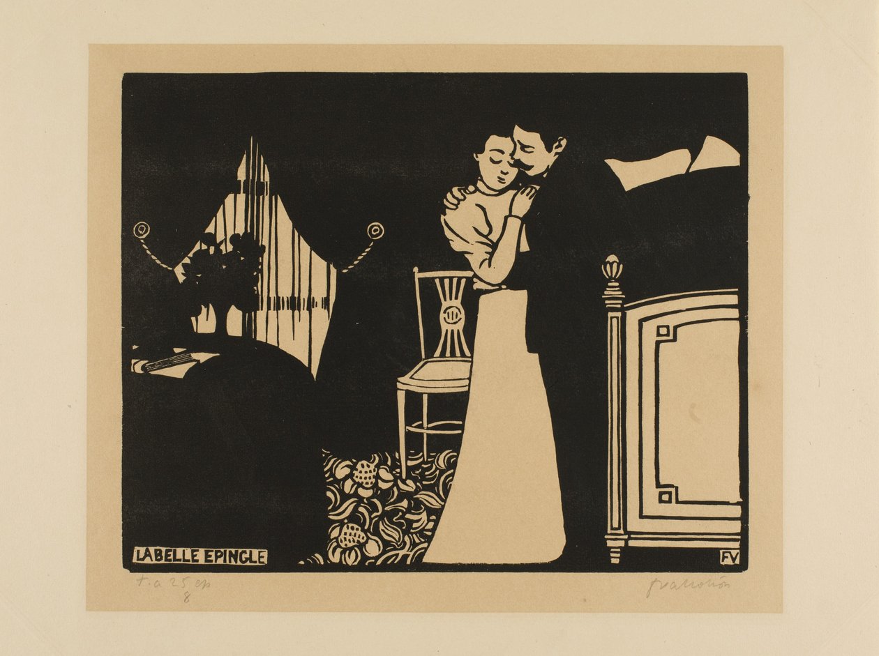 The Fine Pin, prato três de Intimacies, 1898 de Felix Edouard Vallotton