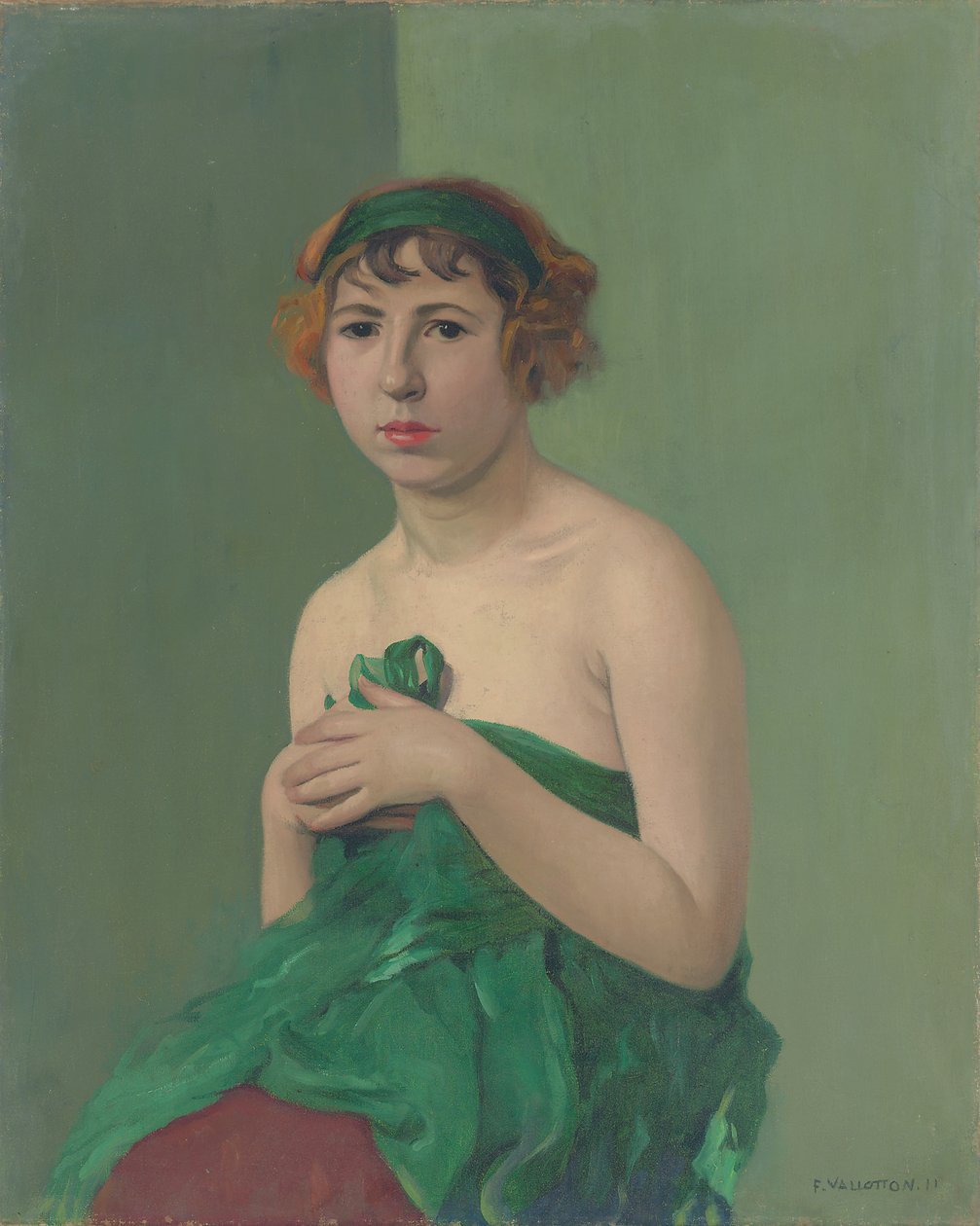 A fita verde, 1911 de Felix Edouard Vallotton