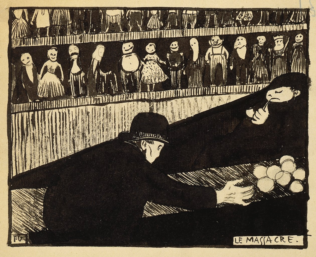 O massacre de Felix Edouard Vallotton