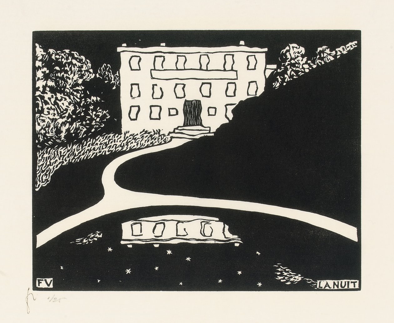 A noite de Felix Edouard Vallotton