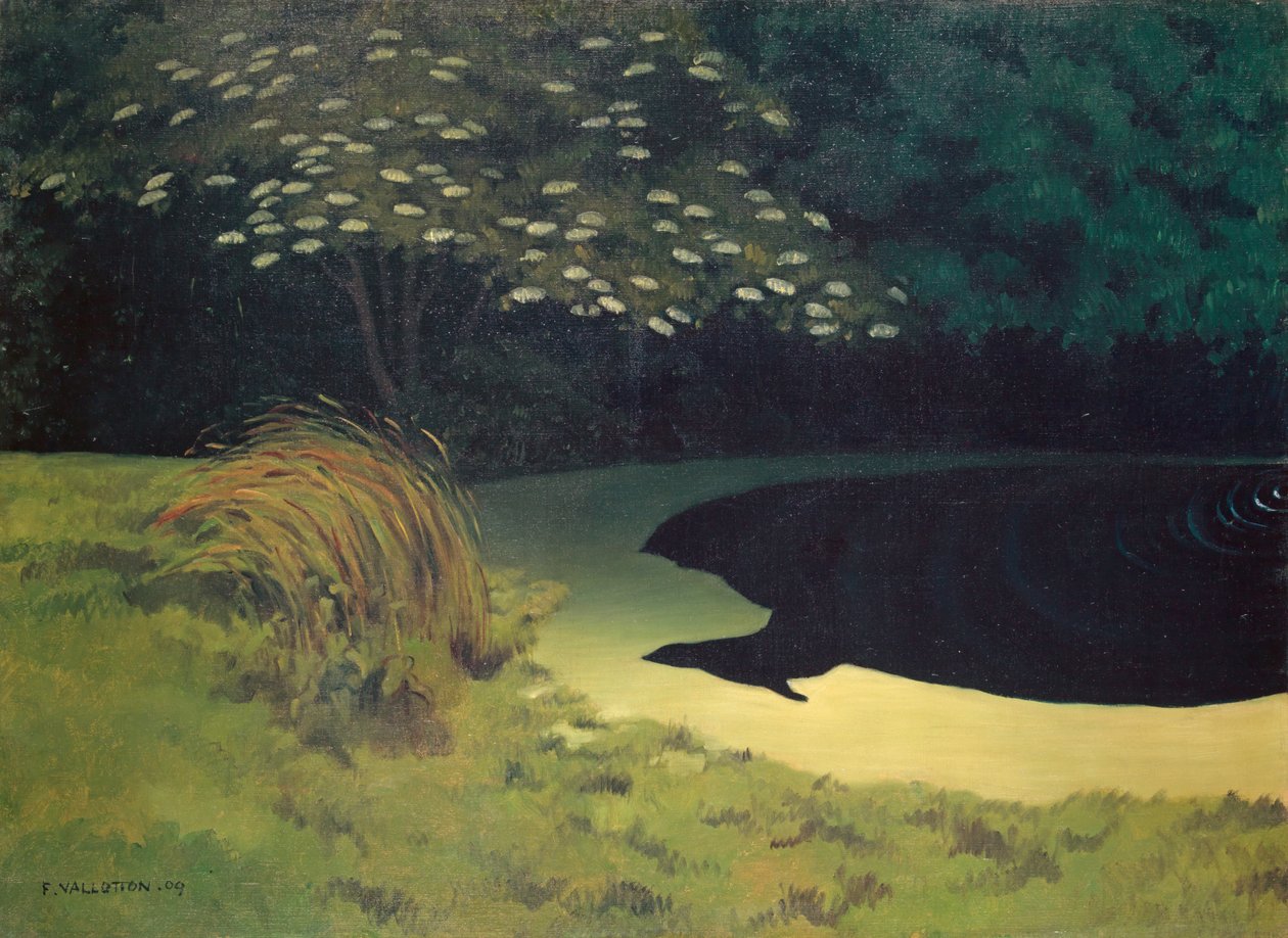 A lagoa de Felix Edouard Vallotton