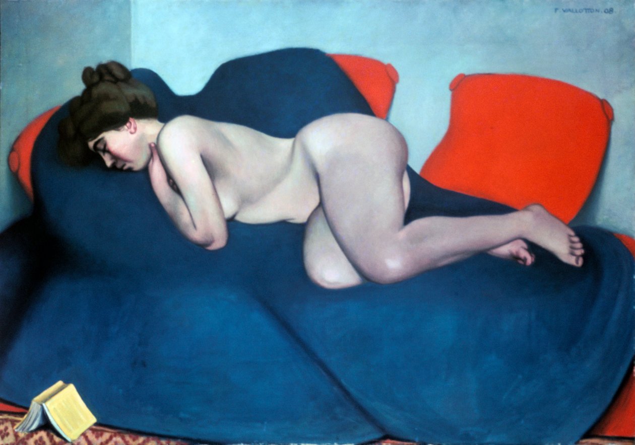 O dorminhoco, 1908. de Felix Edouard Vallotton