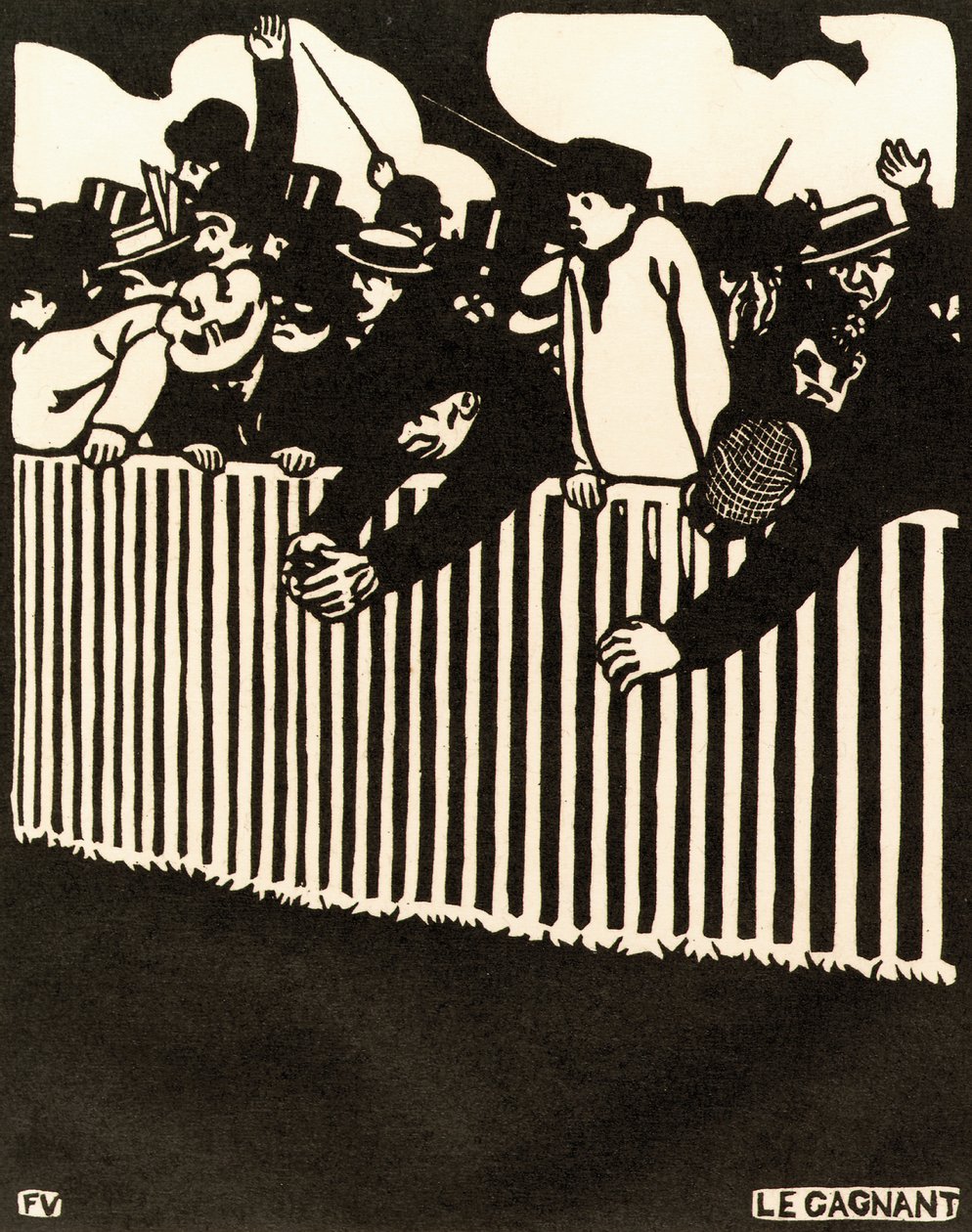 O vencedor, 1898 de Felix Edouard Vallotton
