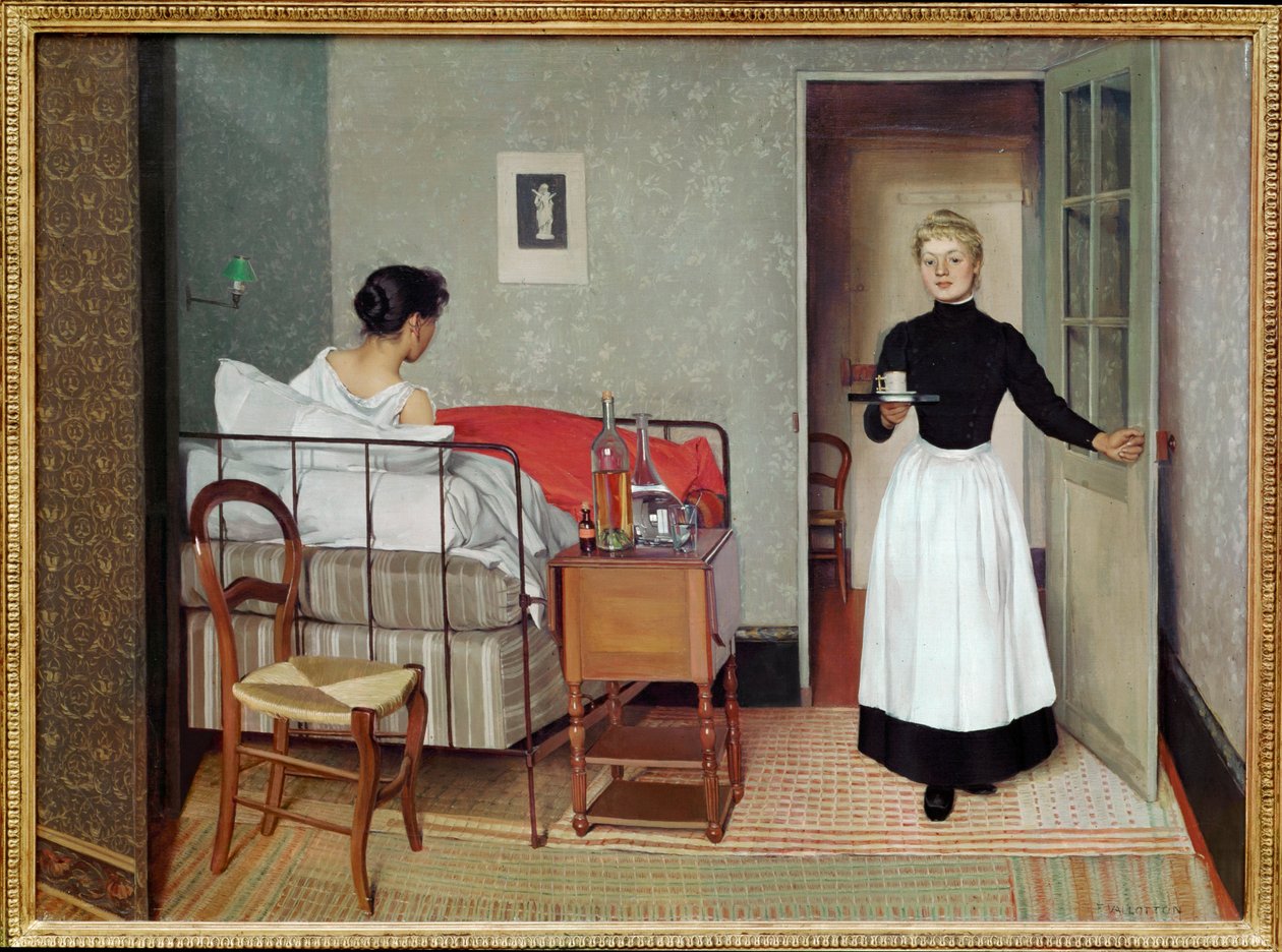 O doente de Felix Edouard Vallotton