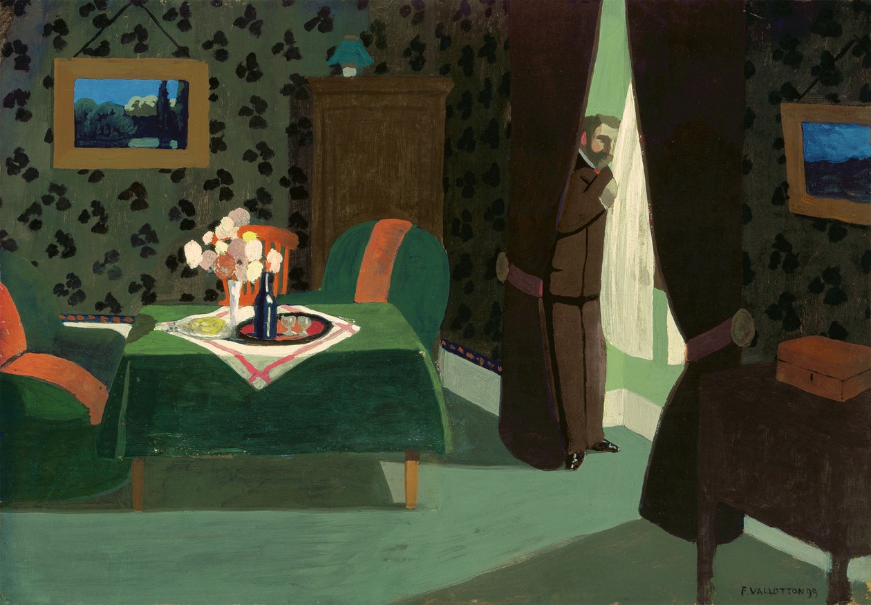 A espera, 1899. de Felix Edouard Vallotton