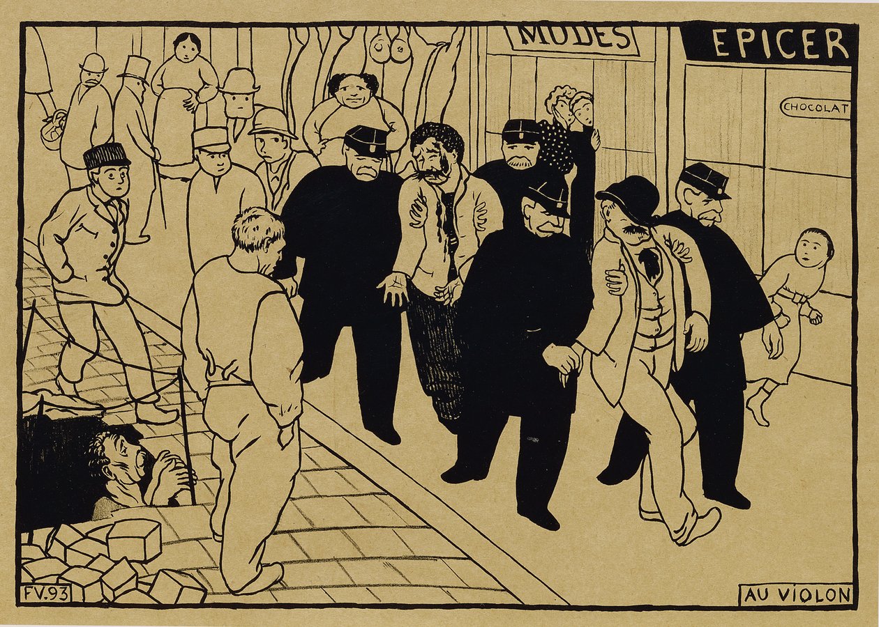 Para o Nick, 1893 de Felix Edouard Vallotton