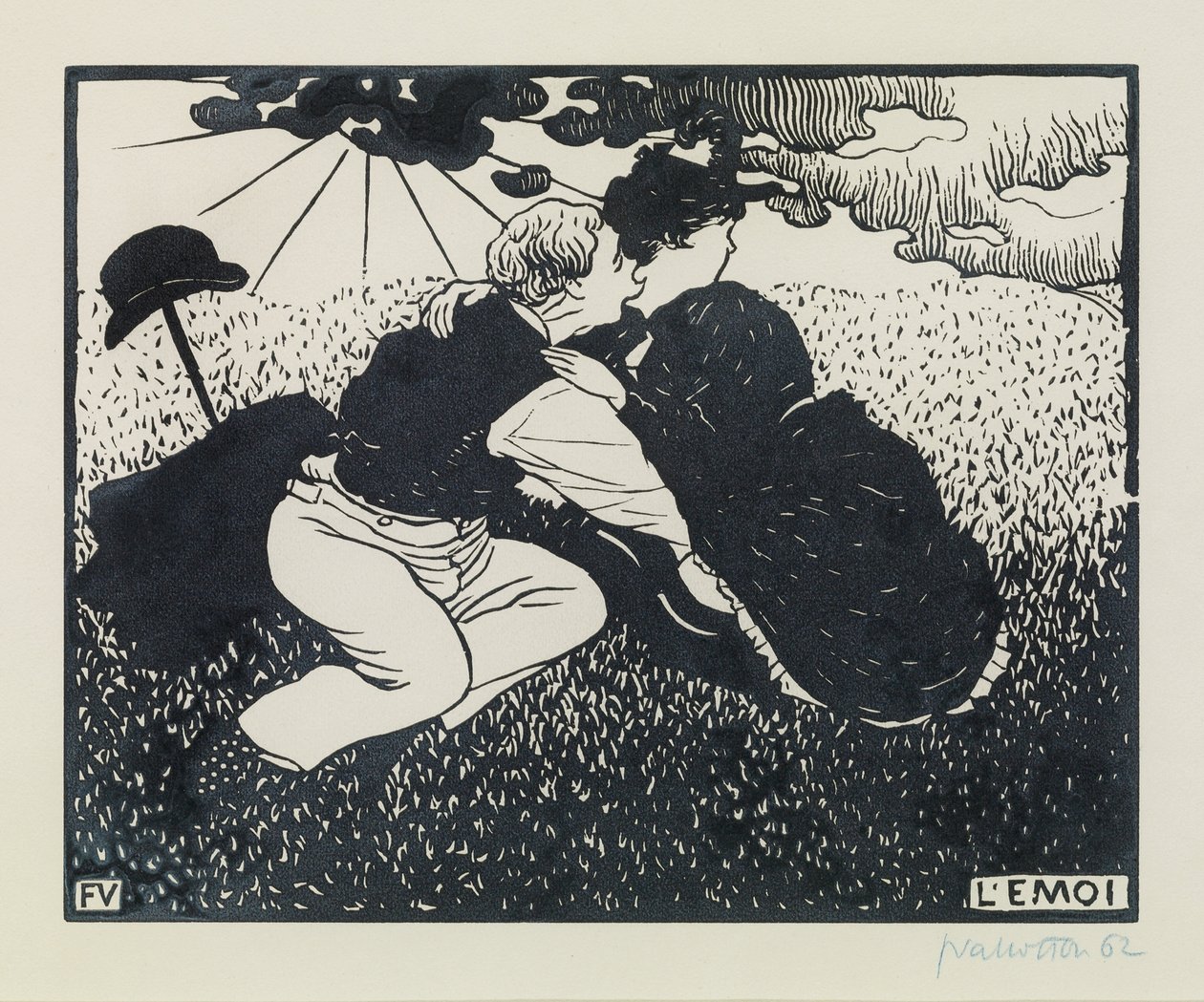 "Emoi, 1894 de Felix Edouard Vallotton