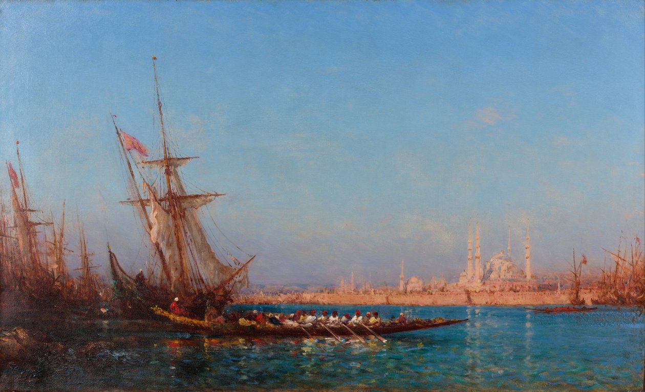 Vista de Istambul, segunda metade do século XIX. de Félix Ziem