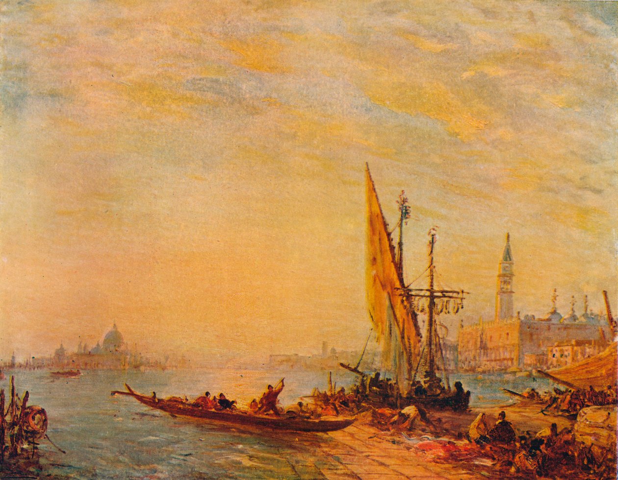 Entrada para o Grande Canal, Veneza, c1875 de Félix Ziem