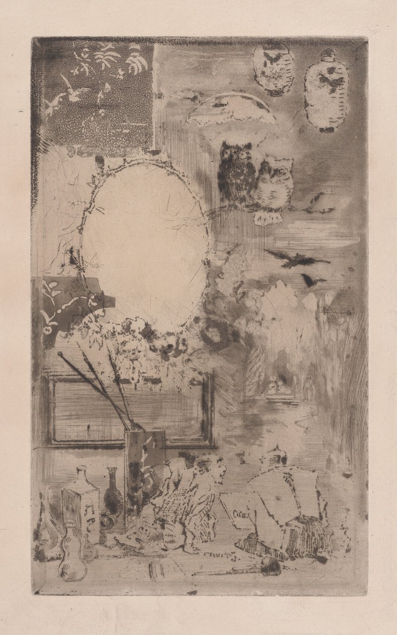 Batismo Japonês, 1860-98. de Felix Hilaire Buhot