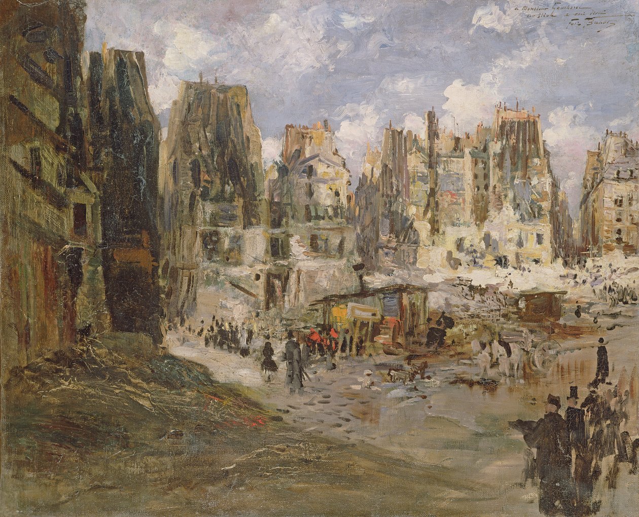 The Butte aux Moulins de Felix Hilaire Buhot