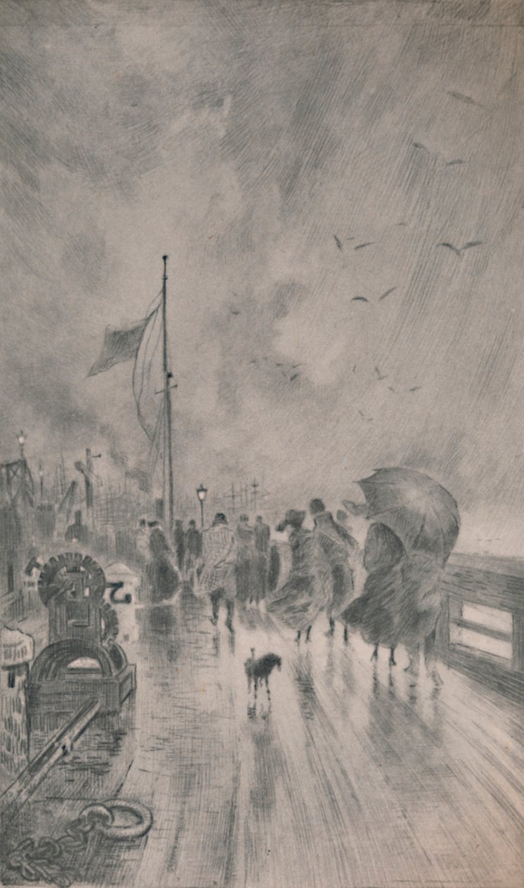 Desembarque na Inglaterra, 1879, 1946 de Felix Hilaire Buhot