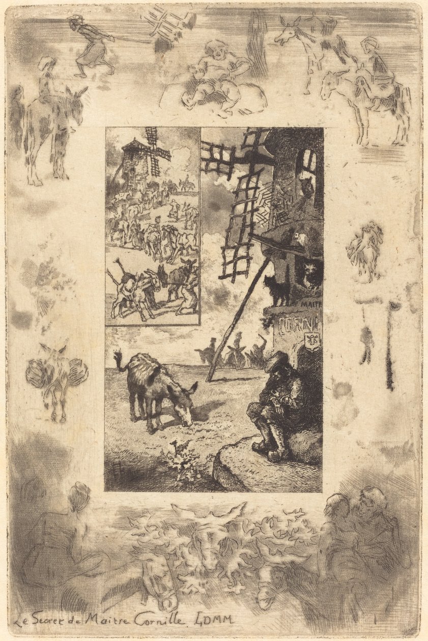 O Segredo do Mestre Cornille de Felix Hilaire Buhot