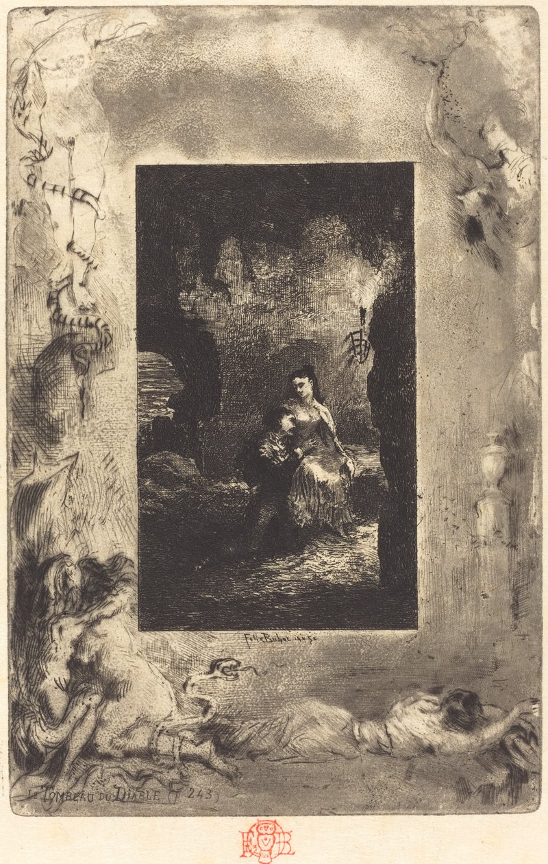 A Tumba do Diabo A Tumba do Diabo, 18791880. de Felix Hilaire Buhot