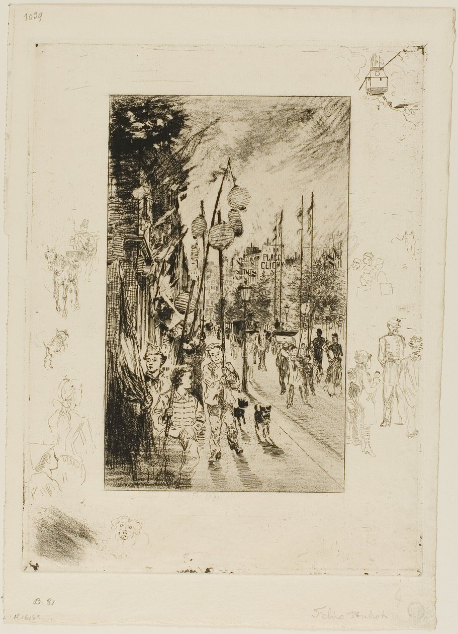 Feriado nacional de Felix Hilaire Buhot