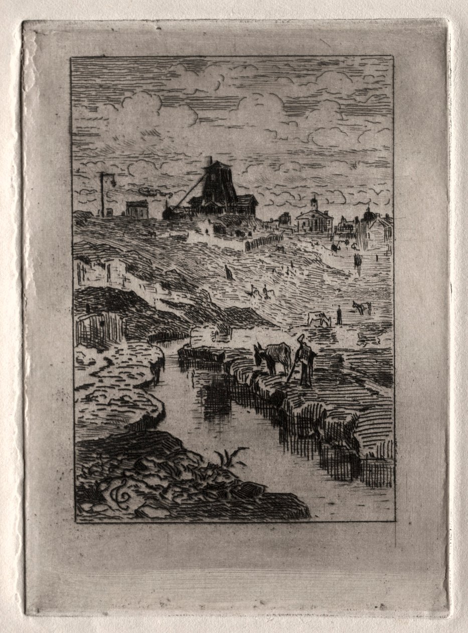 O poço da colina de Cailles de Felix Hilaire Buhot