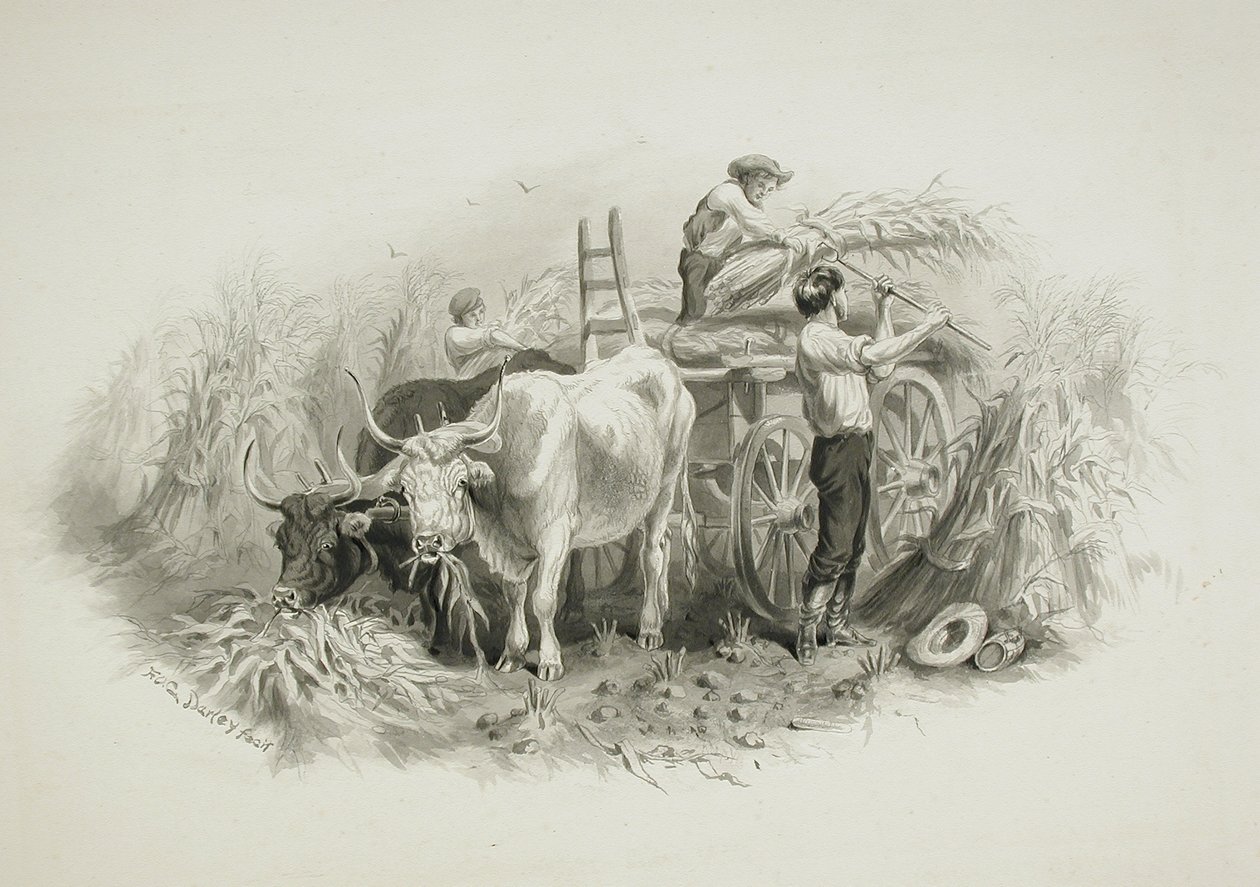 Cena de fenação de Felix Octavius Carr Darley