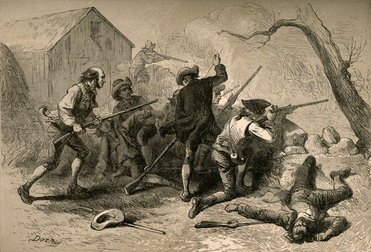 A Batalha de Lexington, 1877. de Felix Octavius Carr Darley