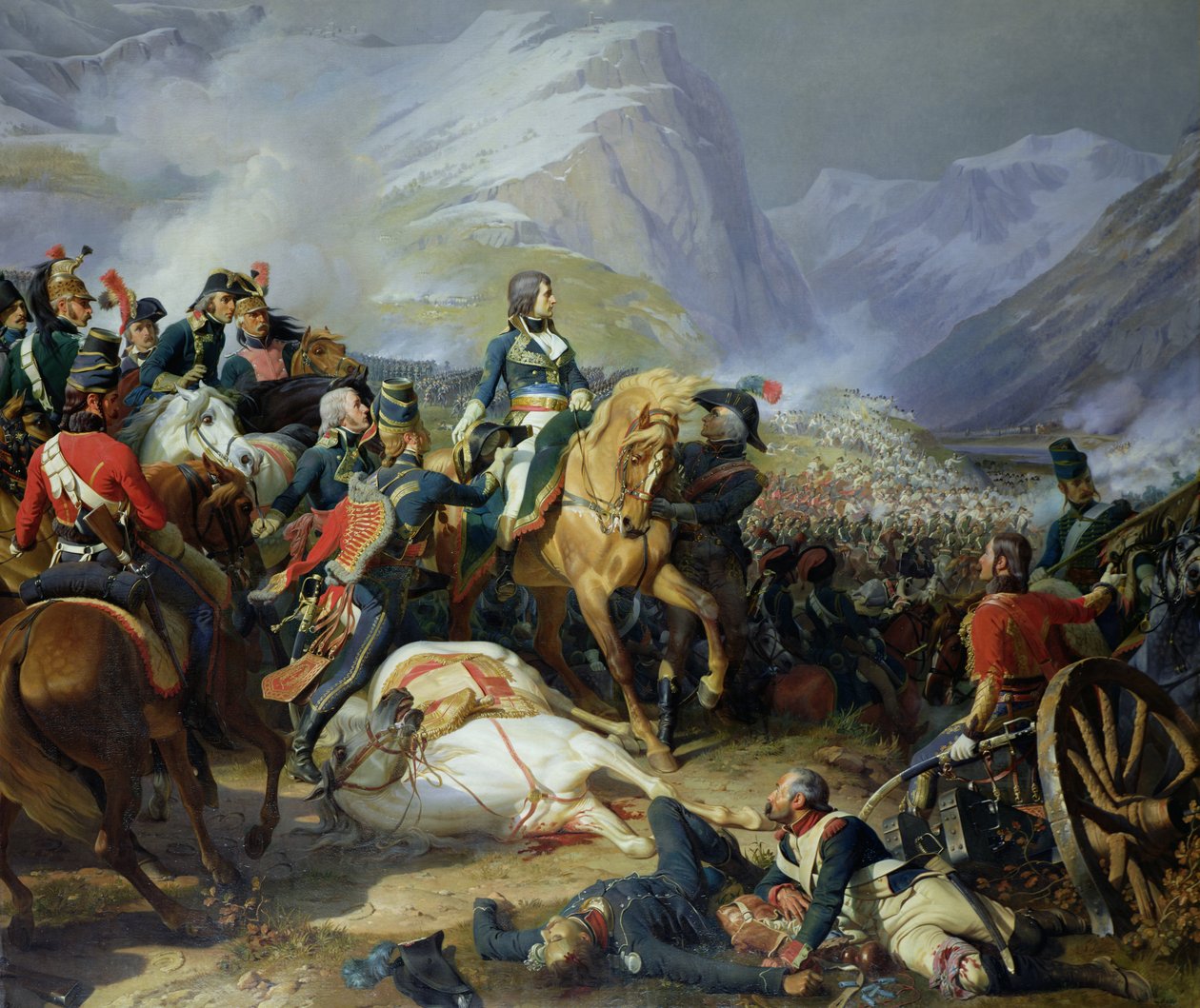 A Batalha de Rivoli, 1844 (ver também 176686) de Felix Philippoteaux