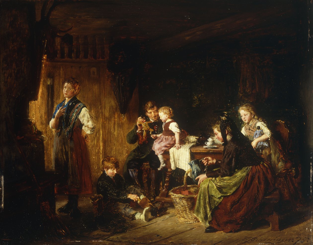 Passatempos da tarde, 1875 de Felix Schlesinger