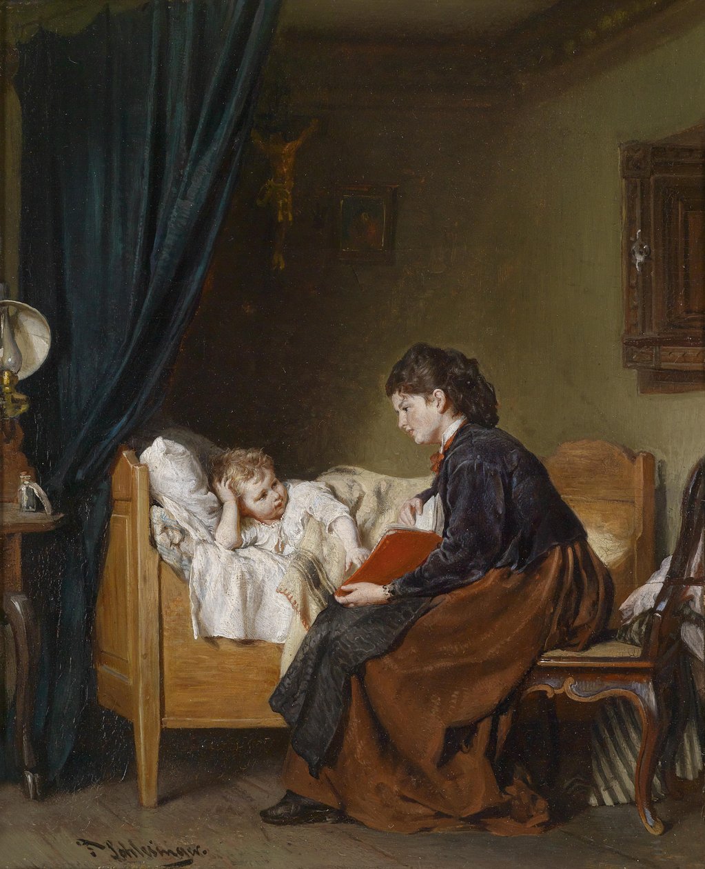 A história para dormir / Hora da leitura noturna de Felix Schlesinger