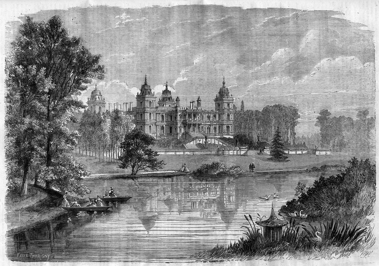 Ferrieres-en-Brie (Ferrieres en Brie) (Seine-et-Marne), antiga propriedade da família Rothschild de Felix Thorigny