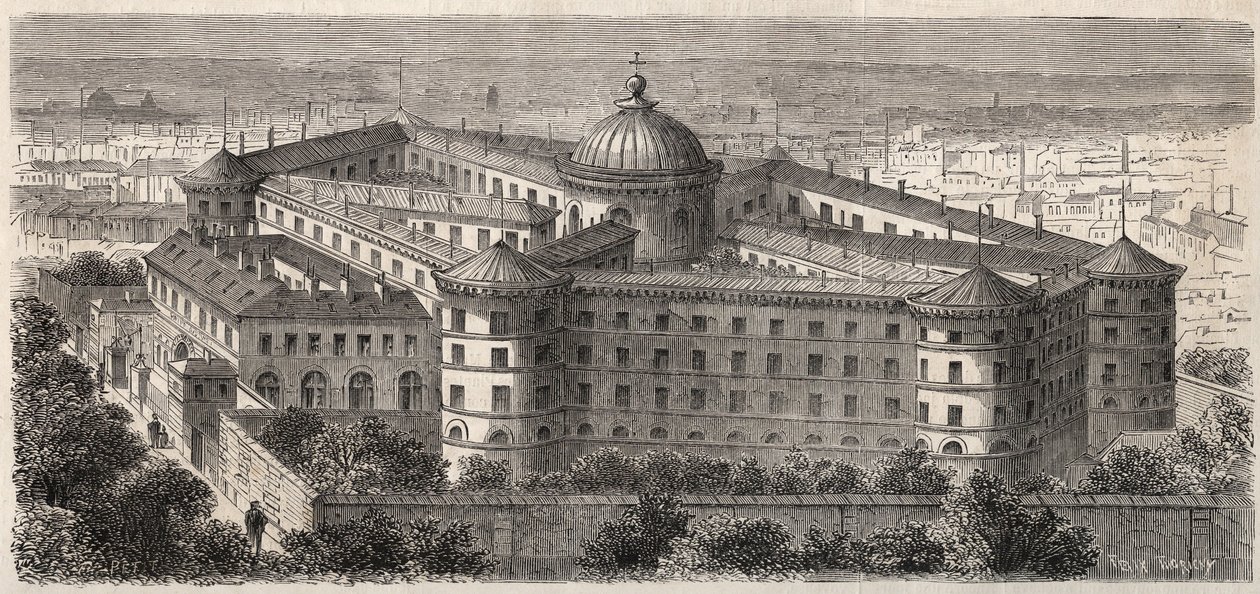Paris - Prisão de Petite Roquette de Felix Thorigny