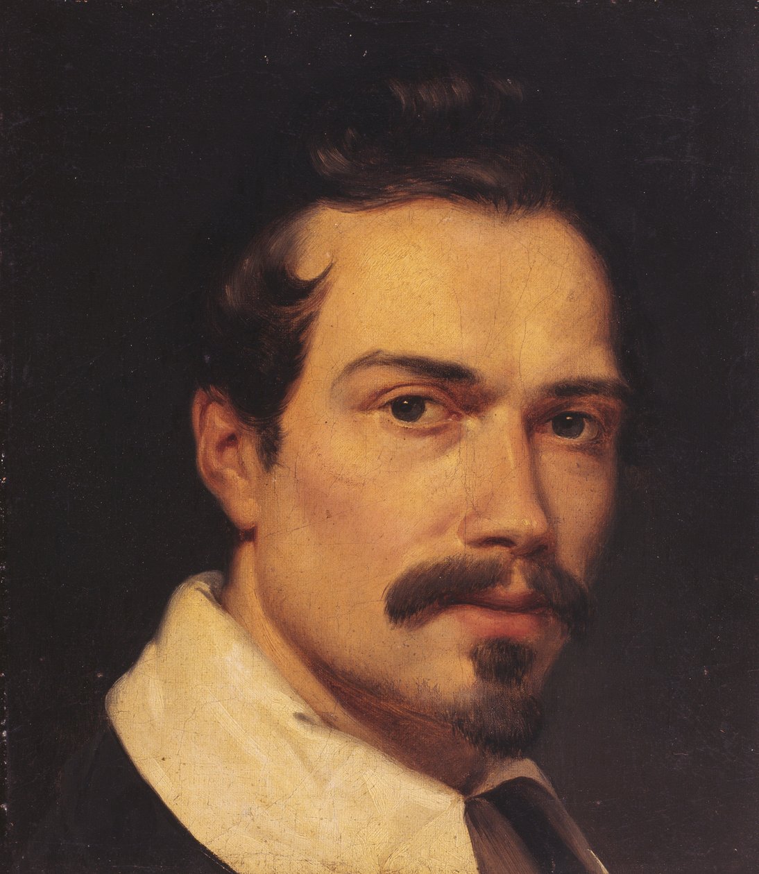 Auto-retrato (óleo sobre tela) de Felix de Vigne
