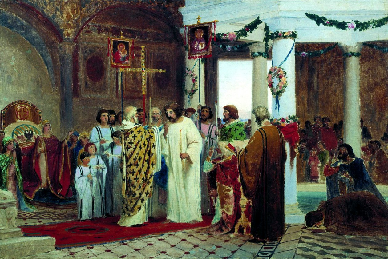O Batismo do Grande Príncipe de Kiev Vladimir, o Grande, em 987