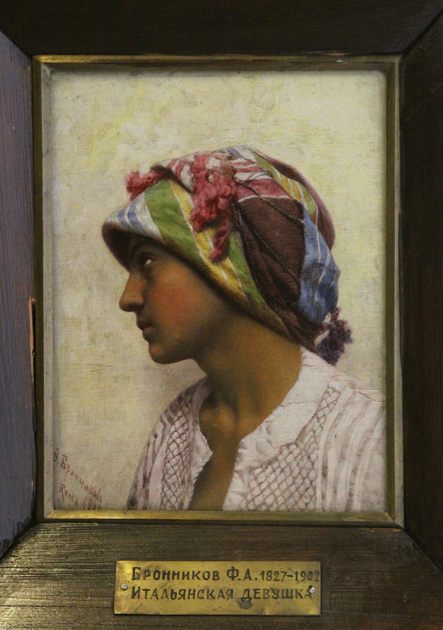 A Garota Italiana, 1880 de Feodor Andreyevich Bronnikov
