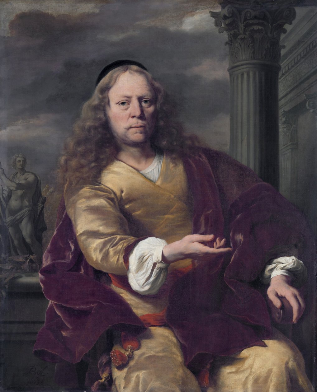 Retrato de um homem de Ferdinand Bol