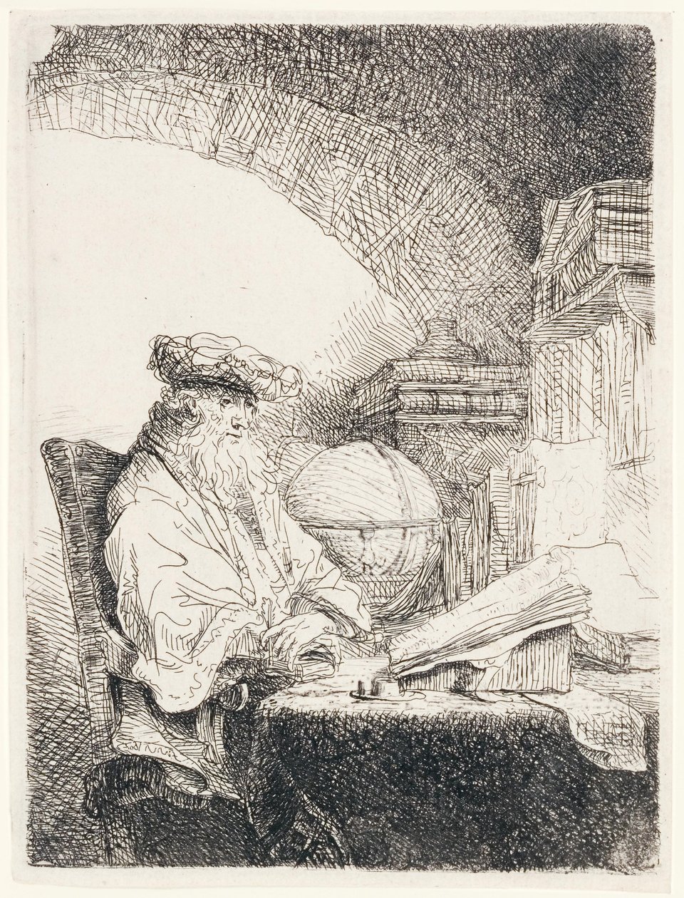 O astrólogo, c.1643-45 de Ferdinand Bol