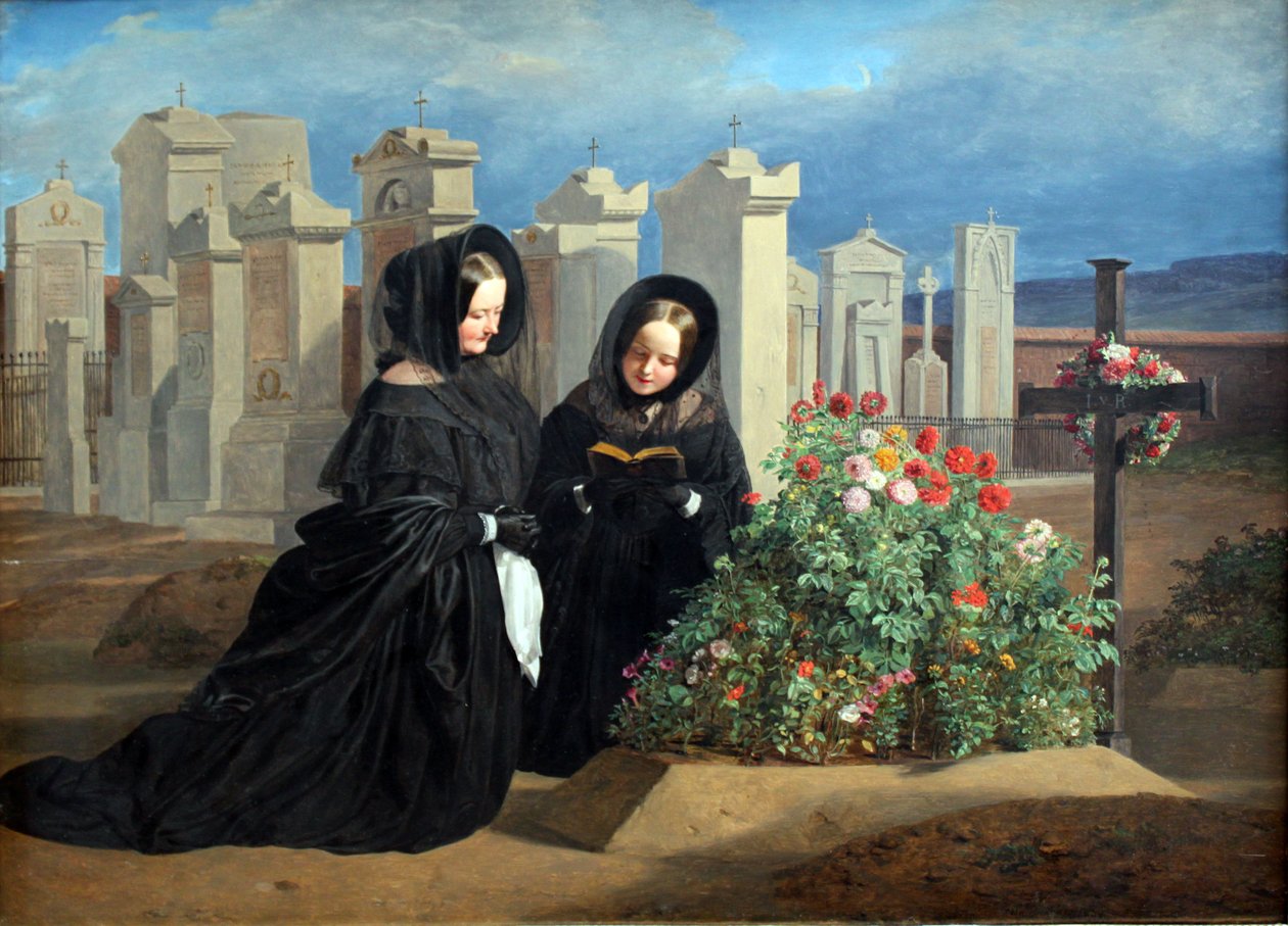 No dia de todas as almas de Ferdinand Georg Waldmuller