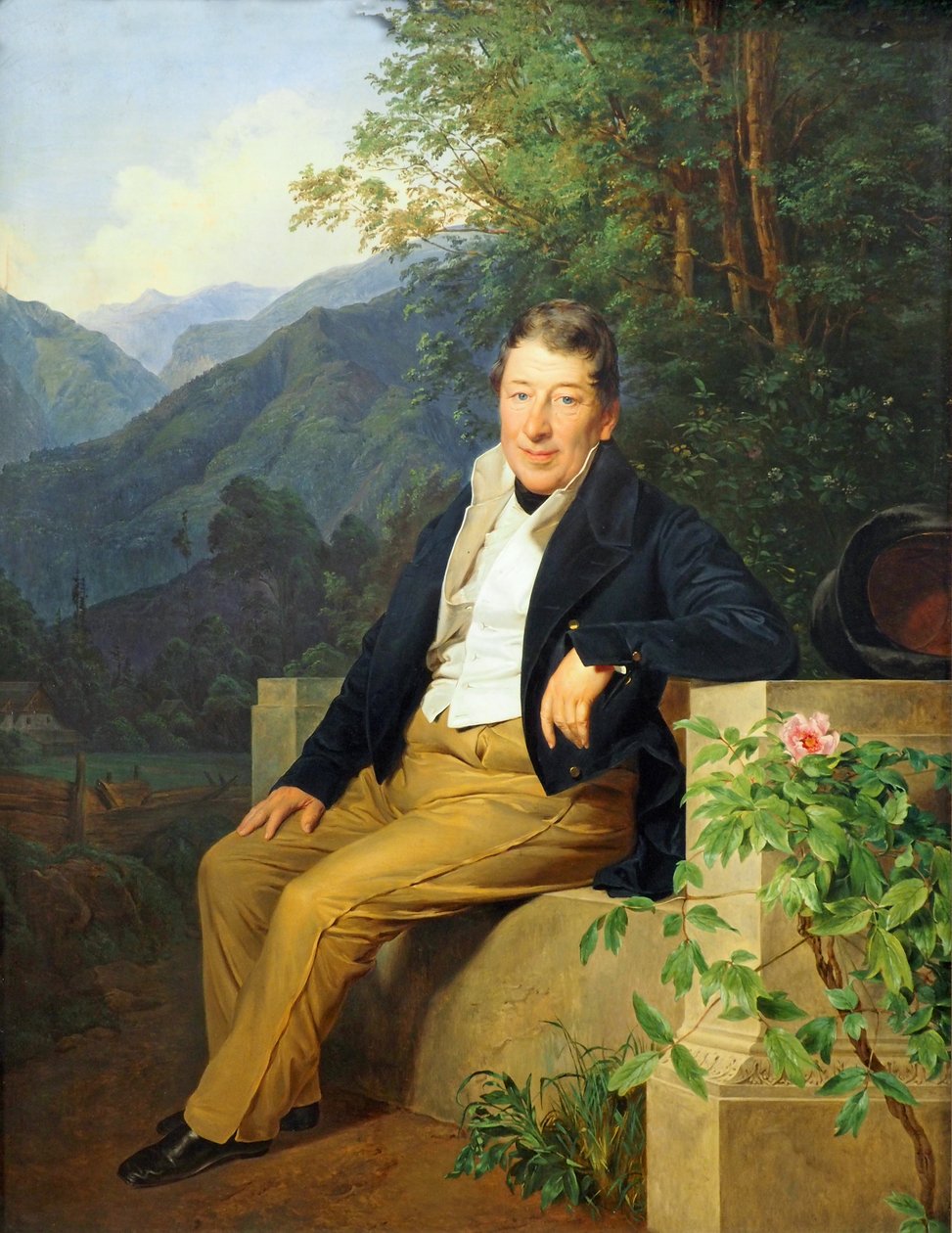 Retrato do Barão Moser de Ferdinand Georg Waldmuller