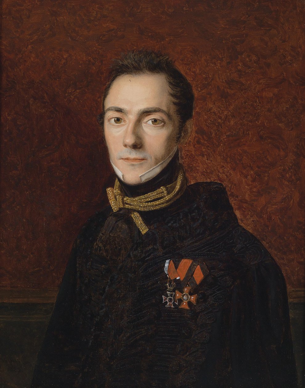 Retrato de uma contagem de Ferdinand Georg Waldmuller