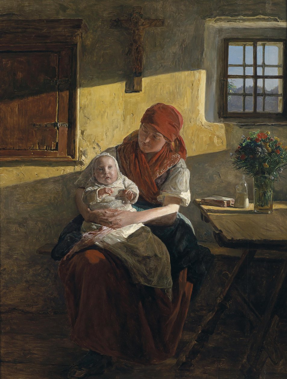 descanso de domingo de Ferdinand Georg Waldmuller
