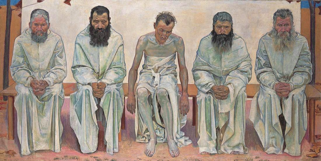 The Lebensmudenn de Ferdinand Hodler
