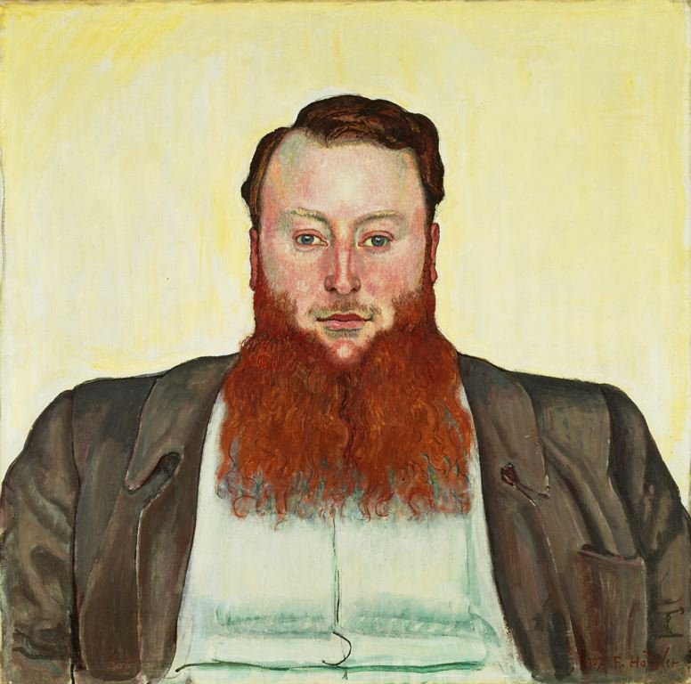 Retrato do escultor James Vibertn de Ferdinand Hodler
