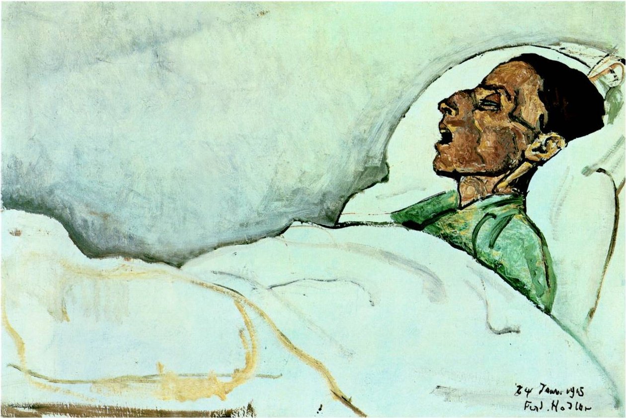 Valentine Gode-Darel um dia antes de sua morte no alemão: Valentine Gode-Darel no dia antes de sua morte de Ferdinand Hodler
