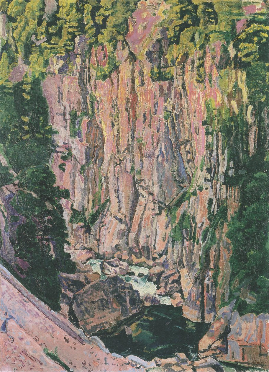 Aareschlucht de Ferdinand Hodler