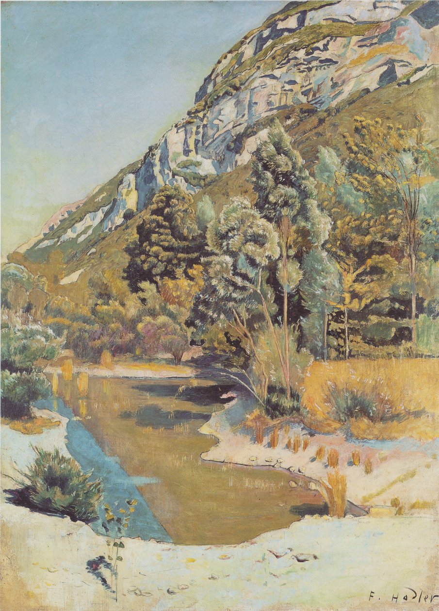 Sou o barulho de Petit Salève de Ferdinand Hodler