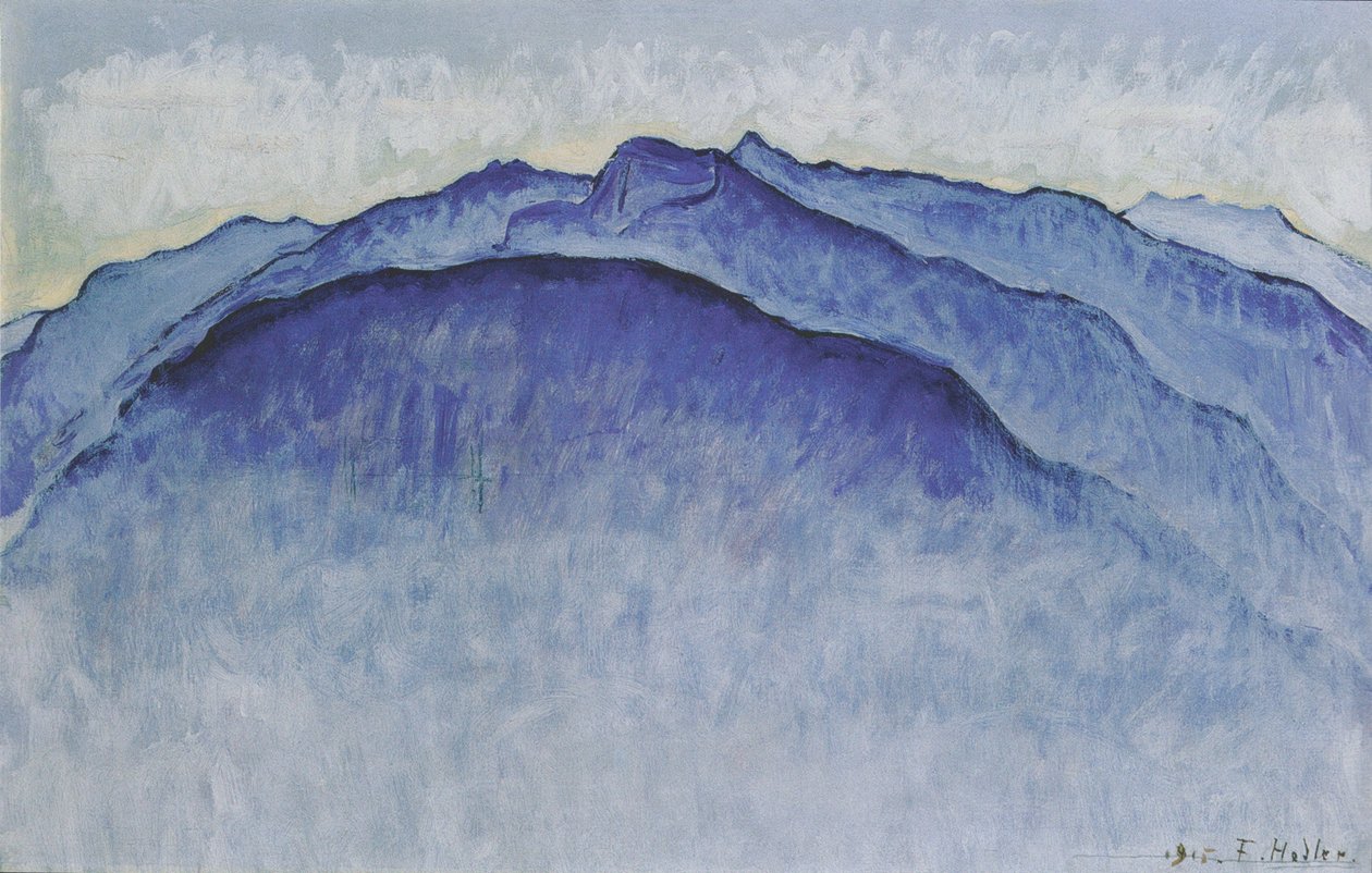 Pináculo de manhã de Ferdinand Hodler
