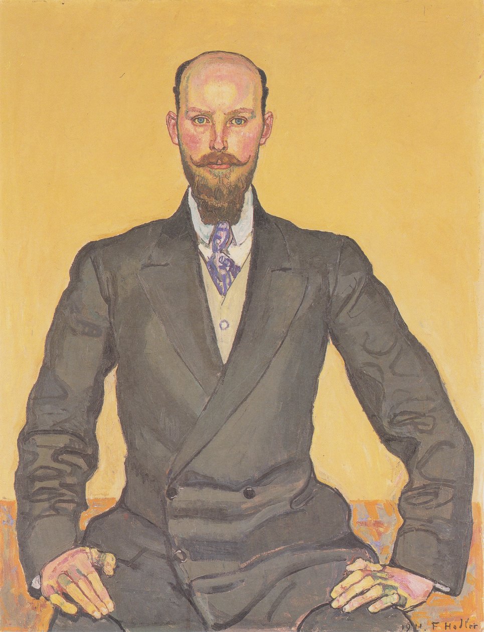 Retrato Willy Russ de Ferdinand Hodler