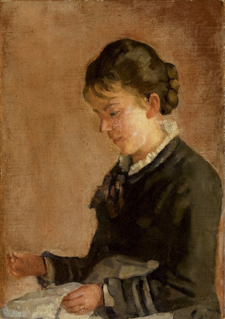 Retrato da senhorita Lina Kyburz de Ferdinand Hodler