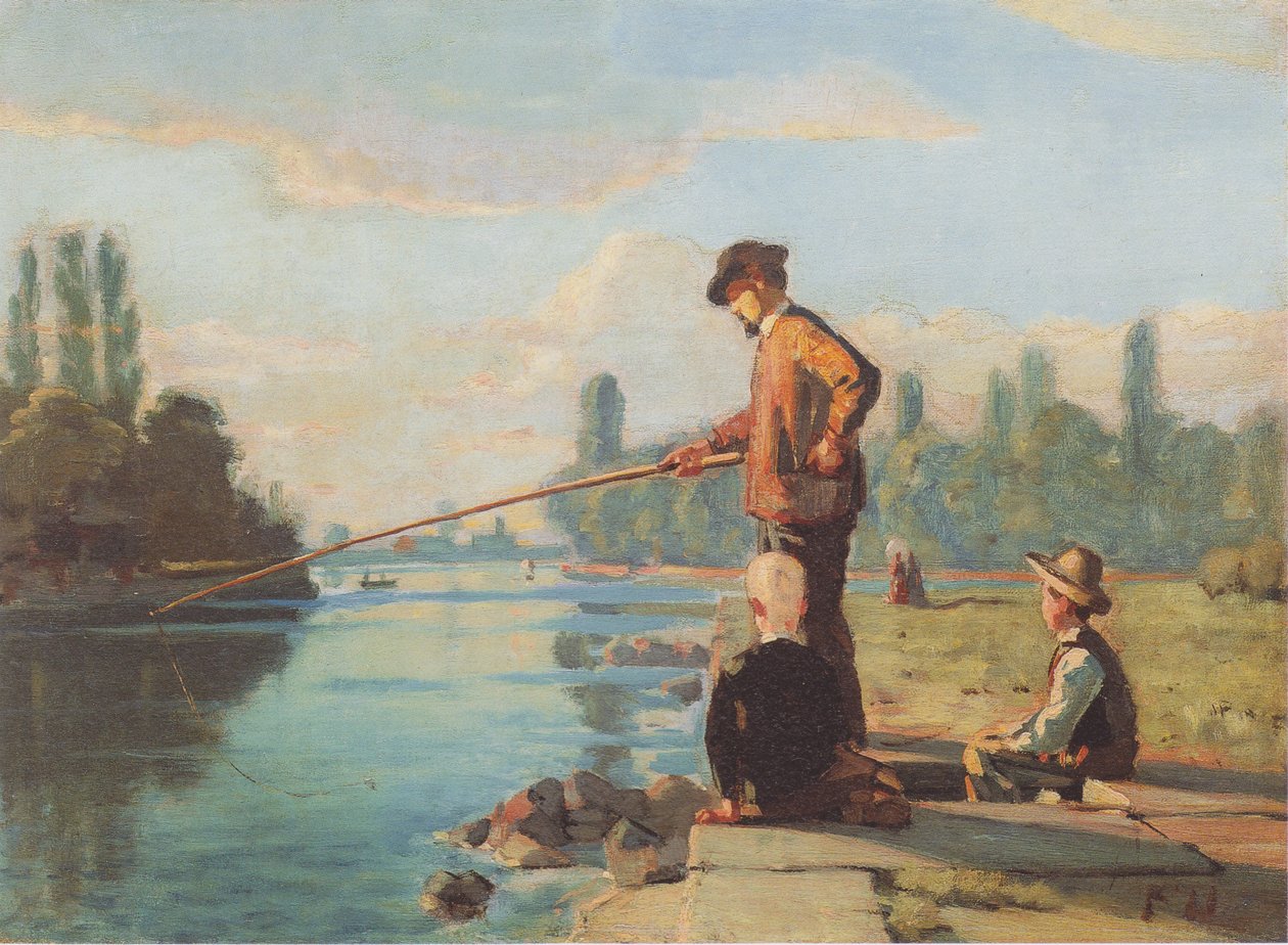 O pescador de Ferdinand Hodler
