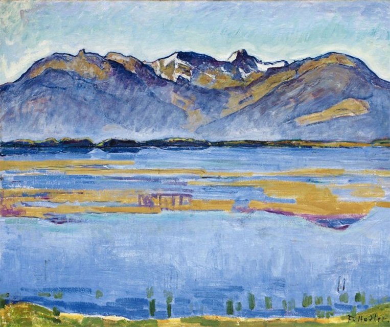 Lake Montana de Ferdinand Hodler