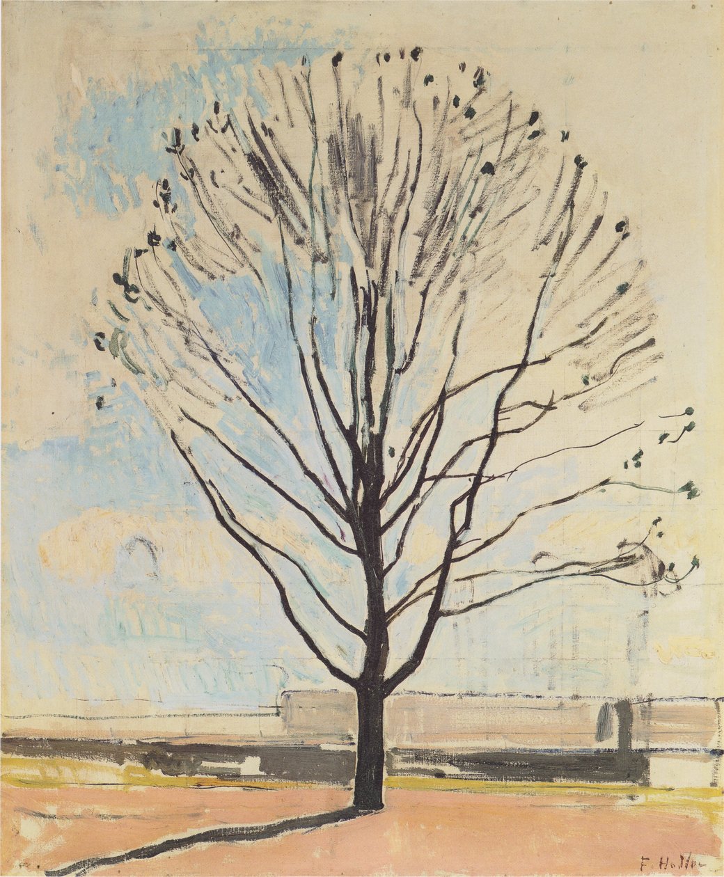 A árvore calva de Ferdinand Hodler