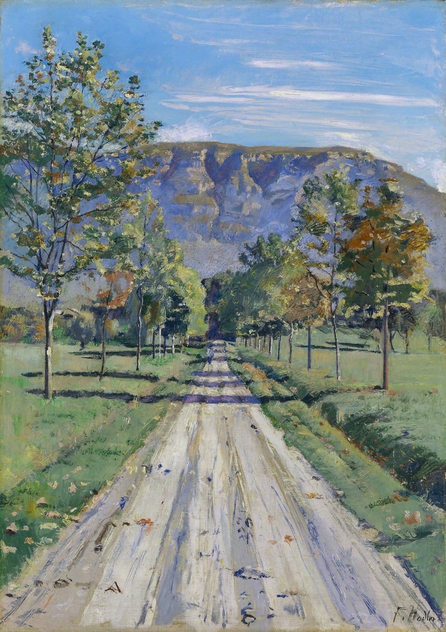 A estrada para Evordes de Ferdinand Hodler