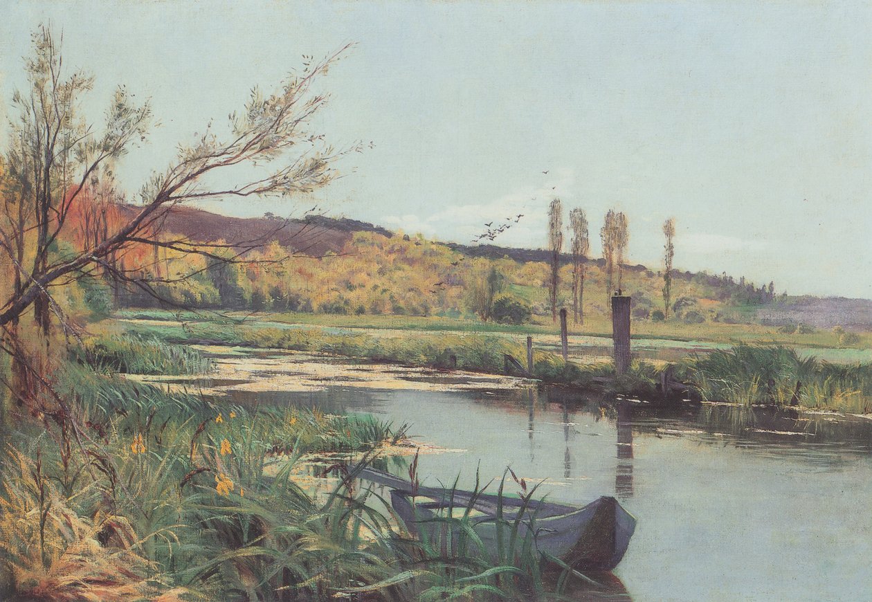Paisagem, perto, genebra de Ferdinand Hodler