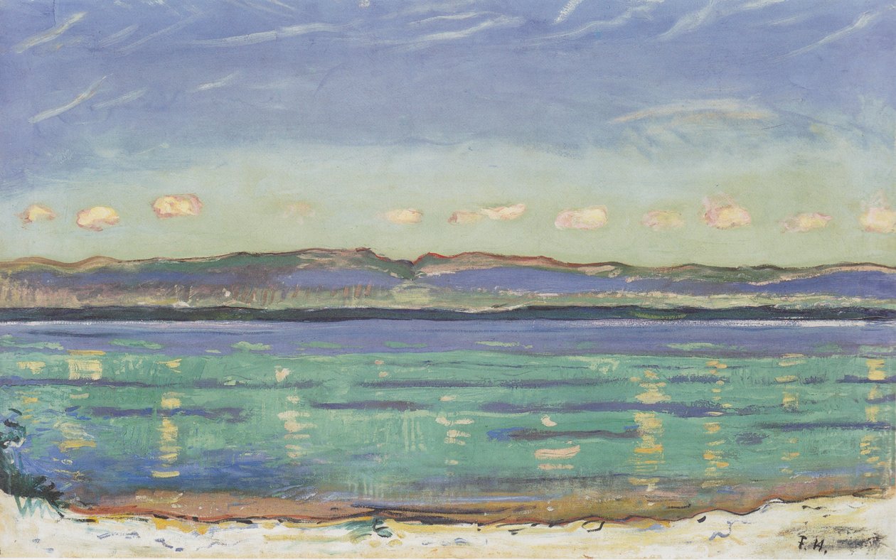 Ritmo da forma cênica de Ferdinand Hodler